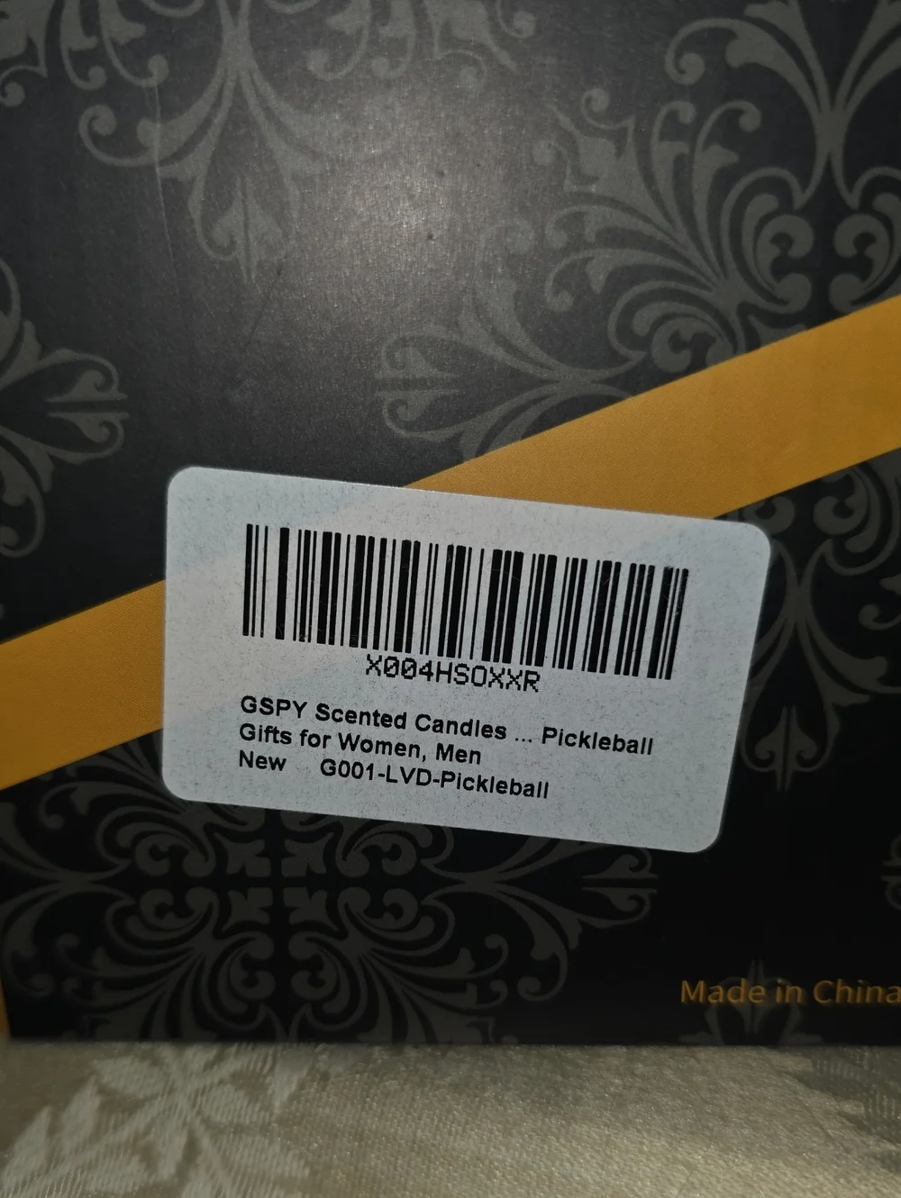 GSPY Scented Candle For Pickleball Players